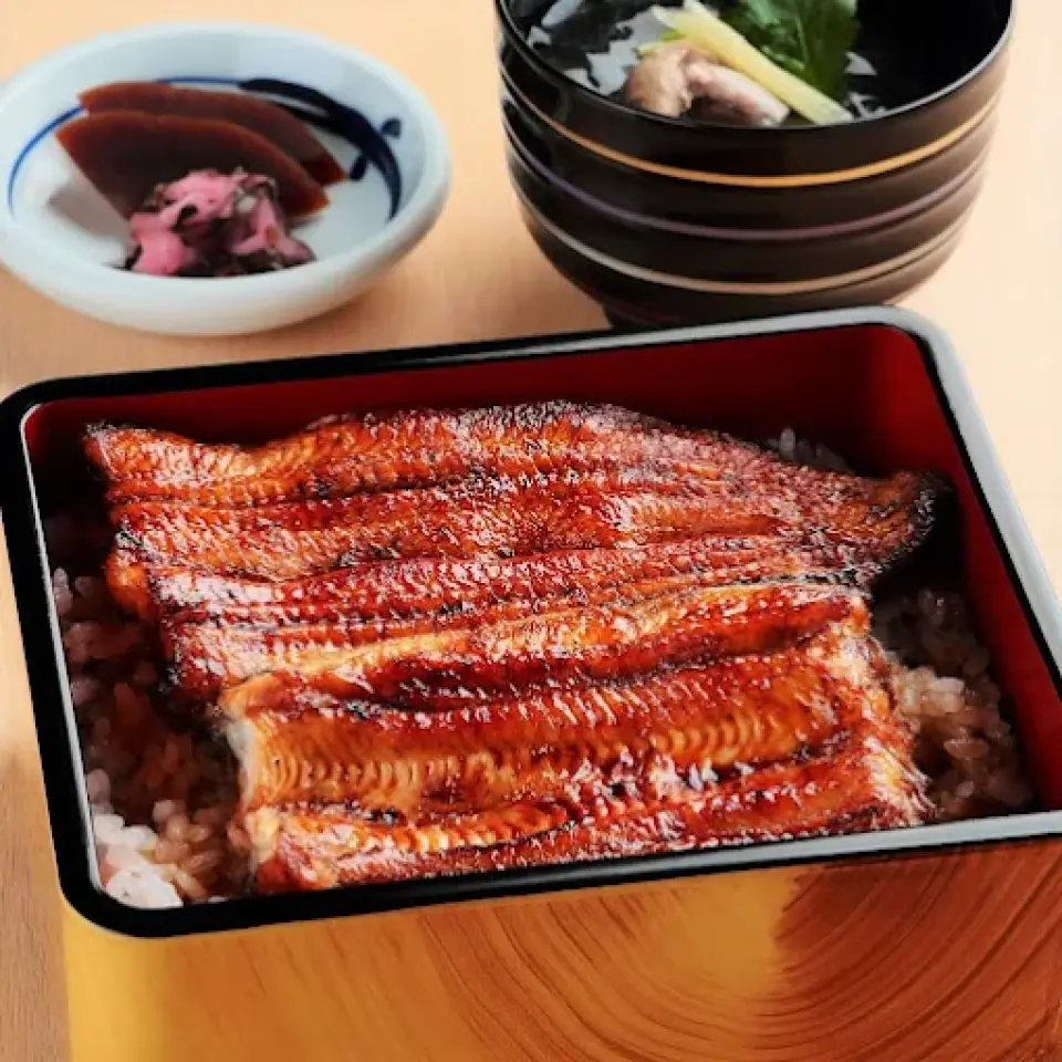 うなぎご飯2切れ（画像は参考用です）