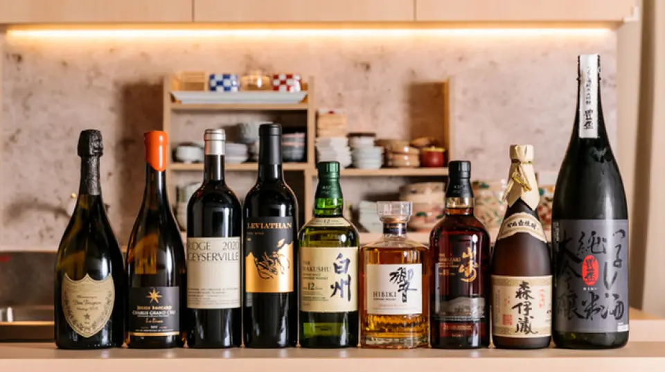 本店備有來自全國各地精心挑選的當地酒。我們還可以推薦菜單上沒有的隱藏寶石和限量版飲料。我們也供應山崎、白州等日本威士忌以及燒酒、果酒和侍酒師推薦的精選葡萄酒。