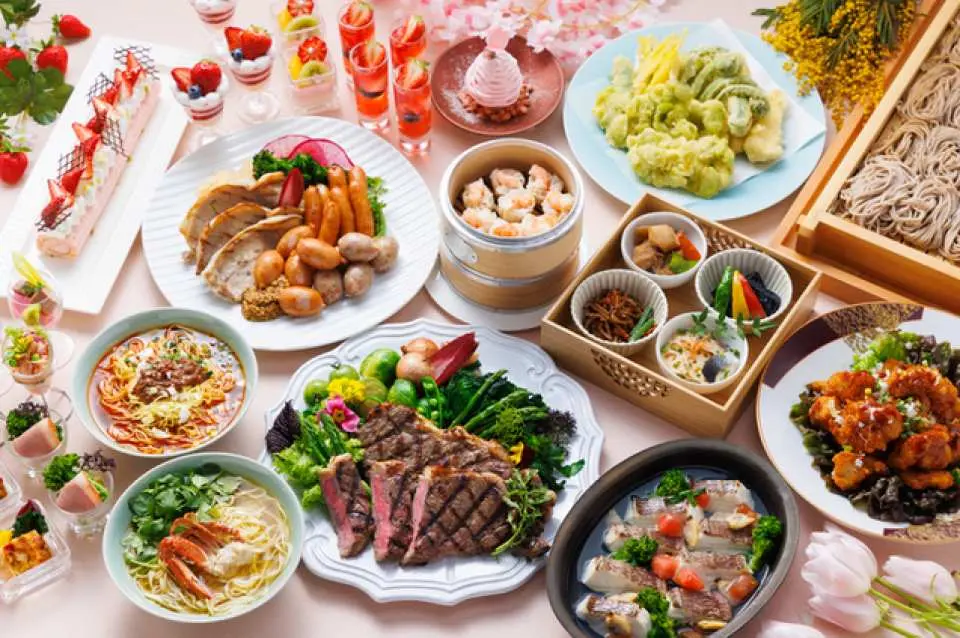 多道美食，任你挑選