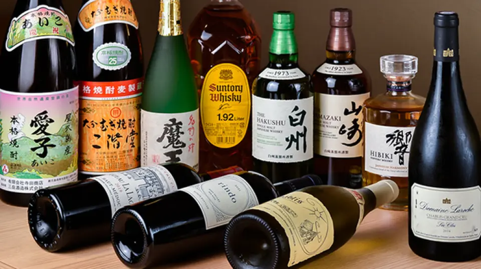 The restaurant is equipped with a wine cellar. We have a selection of drinks that go perfectly with our "Horse Shabu Course" and "Horse Yakiniku Course". We also offer a wide variety of drinks, including beer, whiskey, chuhai, shochu, and sake. Please spend a blissful moment enjoying delicious food and drinks.