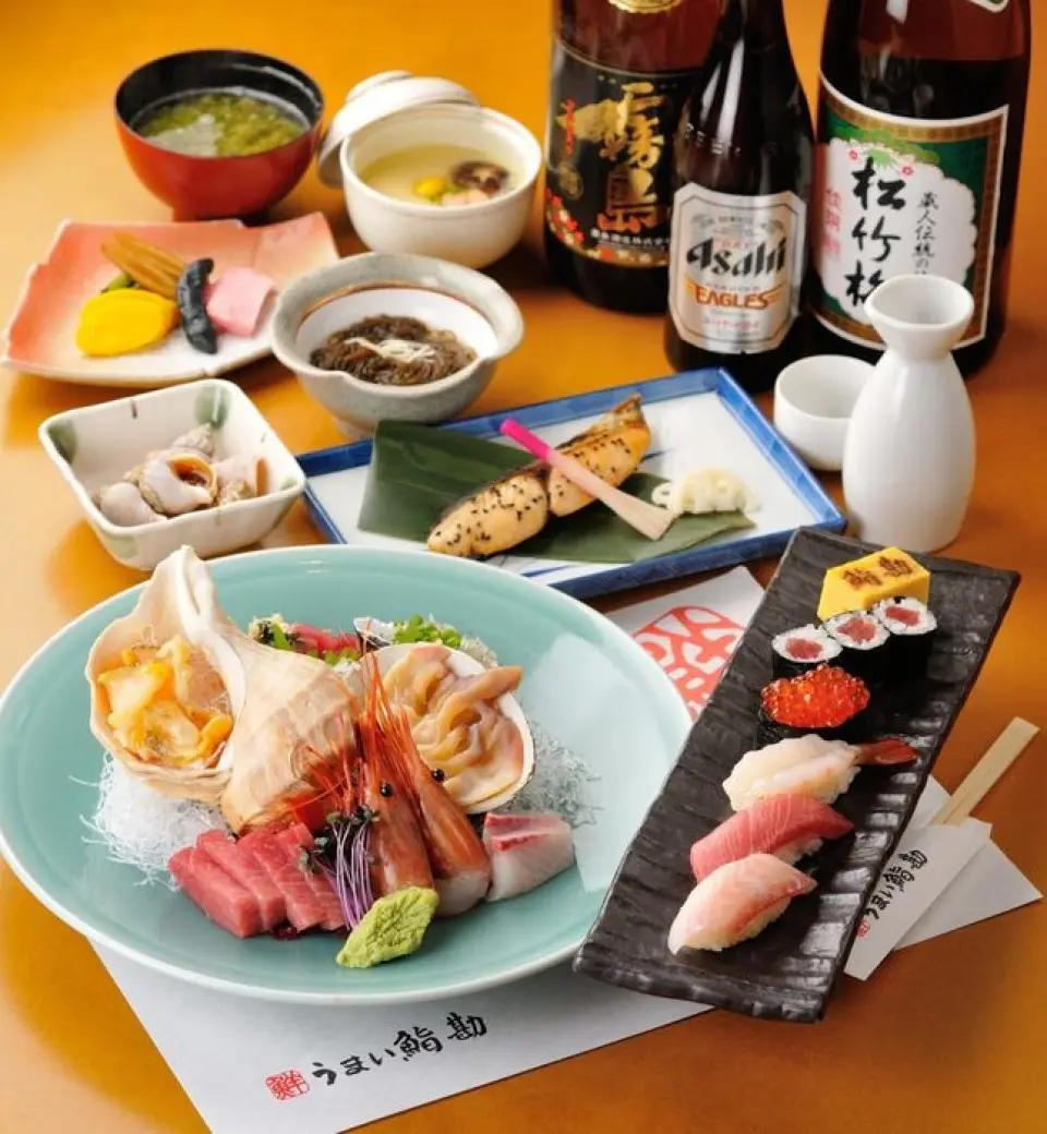 You can enjoy fresh sushi made with only the freshest ingredients for as little as 77 yen per piece! We are confident in our ingredients!