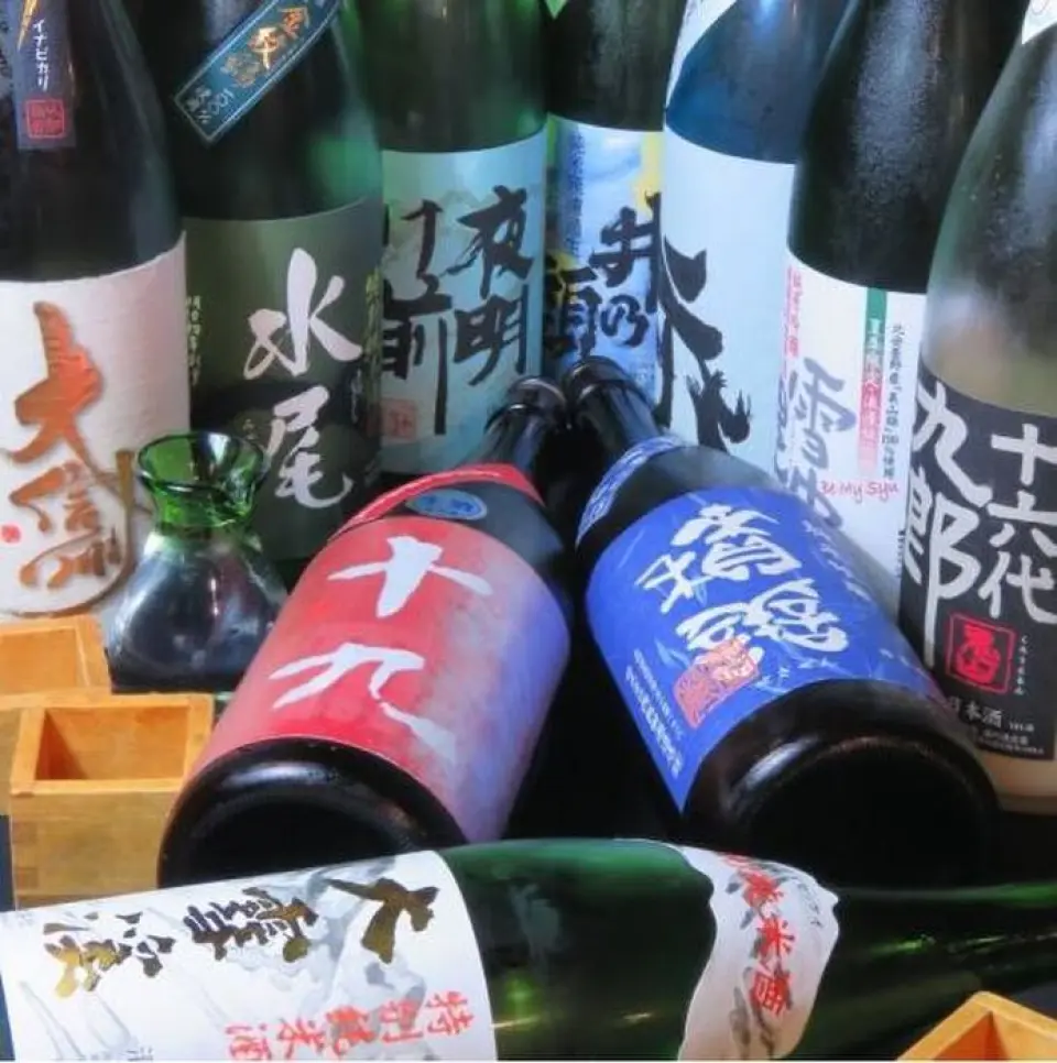 Our restaurant carries a wide selection of carefully selected sake from all over Japan, and we have a selection that will satisfy both alcohol lovers and those new to sake. Enjoy the sake carefully selected by the owner, which goes perfectly with fresh seafood dishes.