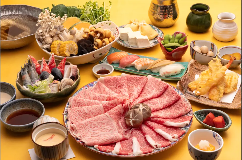 優質霜降和牛吃到飽套餐（圖片僅供參考）
