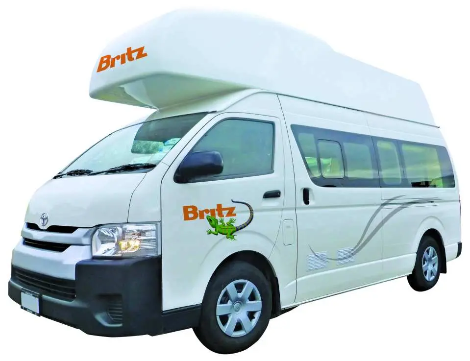 4-berth Britz campervan