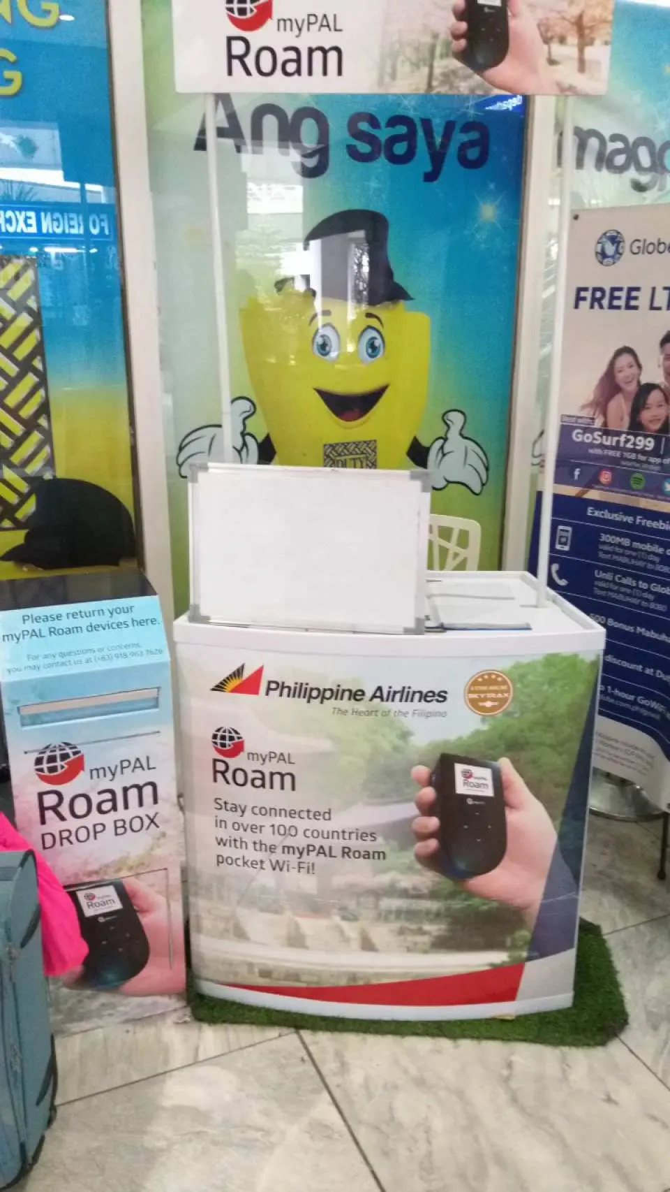 NAIA Terminal 2 Return Booth