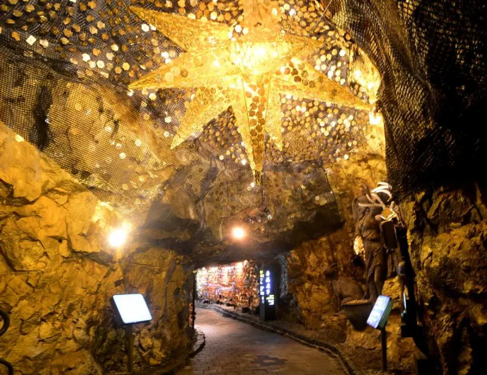 Enjoy the lovely and bright decorations found inside the cave