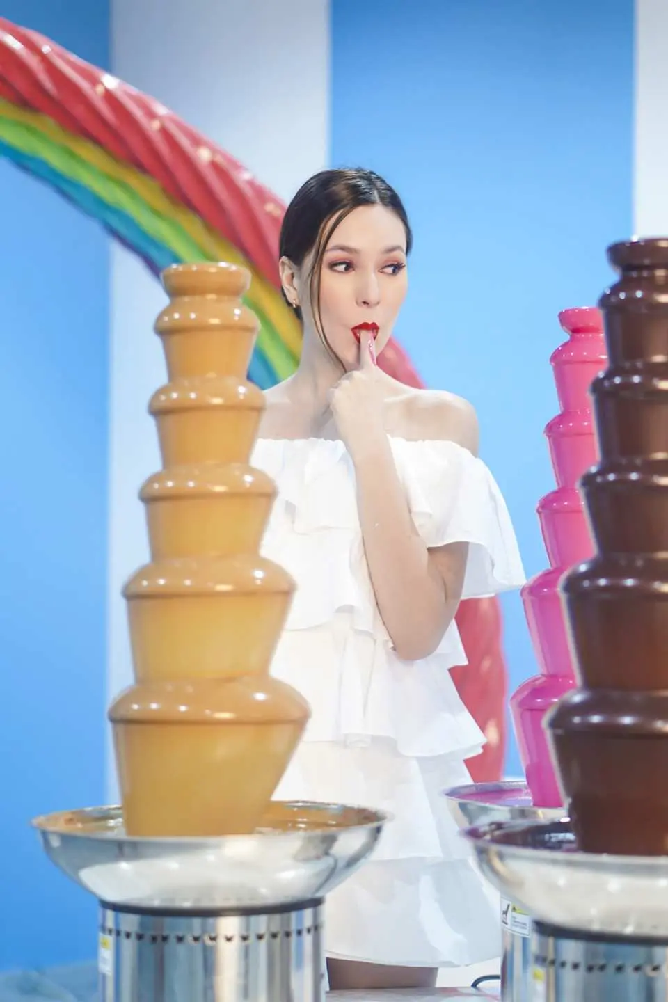 享受不同种类的美味甜点