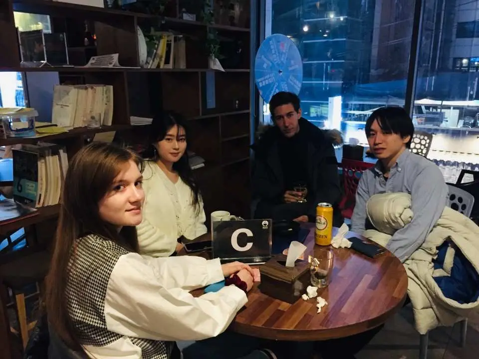 課後還可參加語言交換，結識各國新朋友