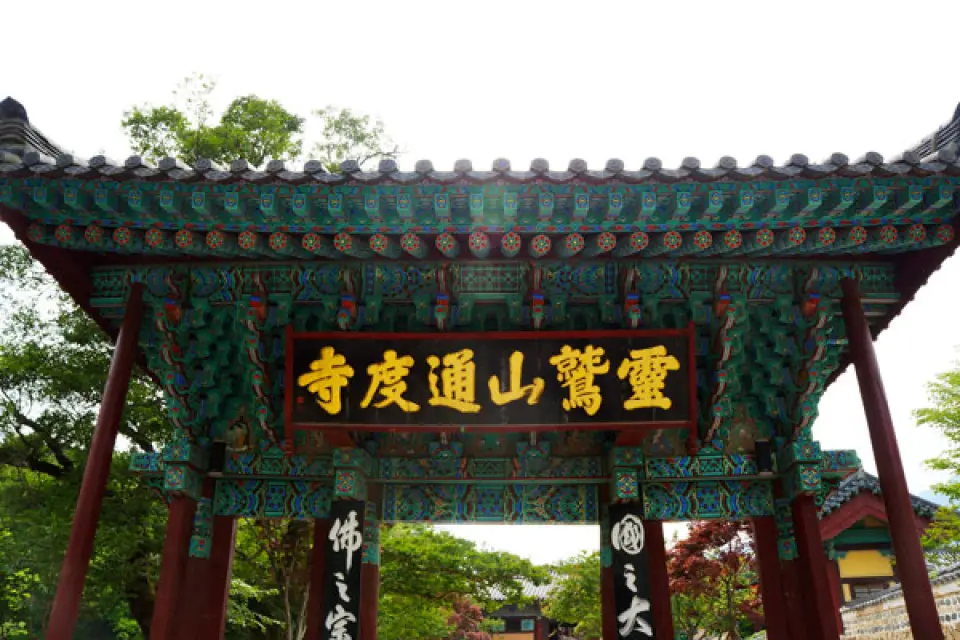 【伊甸園半日滑雪體驗(雪橇、雪杖、雪鞋、防風衣)〉入●通度寺(世界文化遺產)】