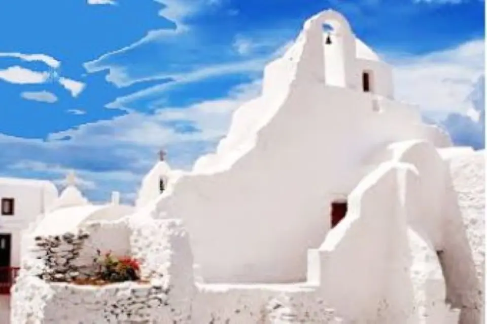 【米克諾斯島Mykonos〉照●帕拉波爾提亞尼教堂Paraportiani Church〉照●小威尼斯區Little Venice〉照●卡特米利風車Windmills of Kato Mili】