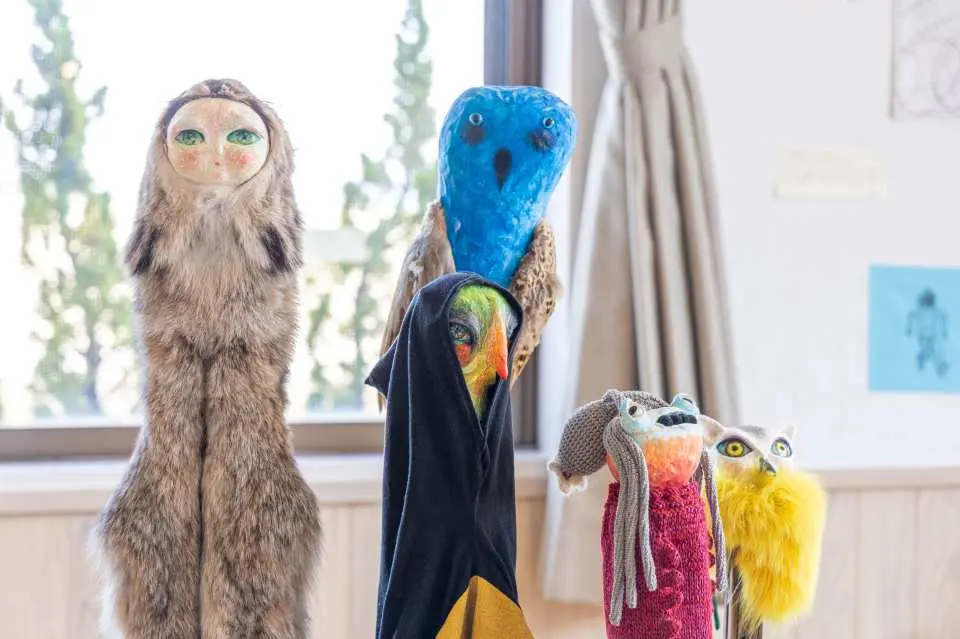 Tomoko Konoike "Storytelling Table Runner and hand puppets in National Sanatorium Oshima Seishoen" Shintaro Miyawaki
