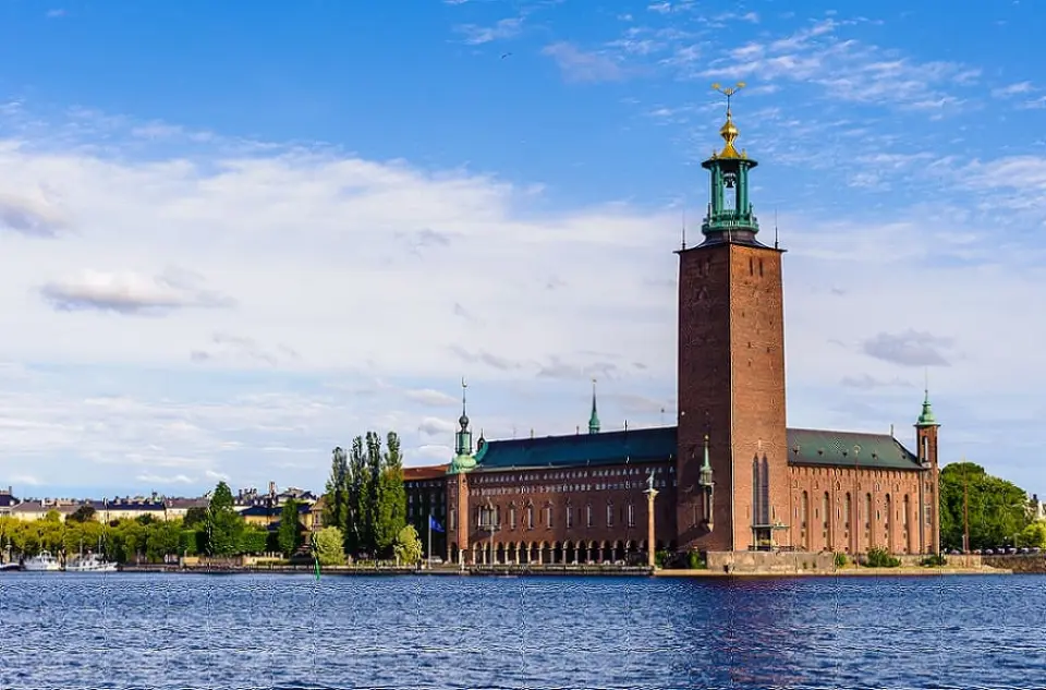 【斯德哥爾摩〉照●斯德哥爾摩市區觀光Stockholm〉入●市政廳(金廳、藍廳)Stockholm City Hall(含門票)〉斯德哥爾摩】