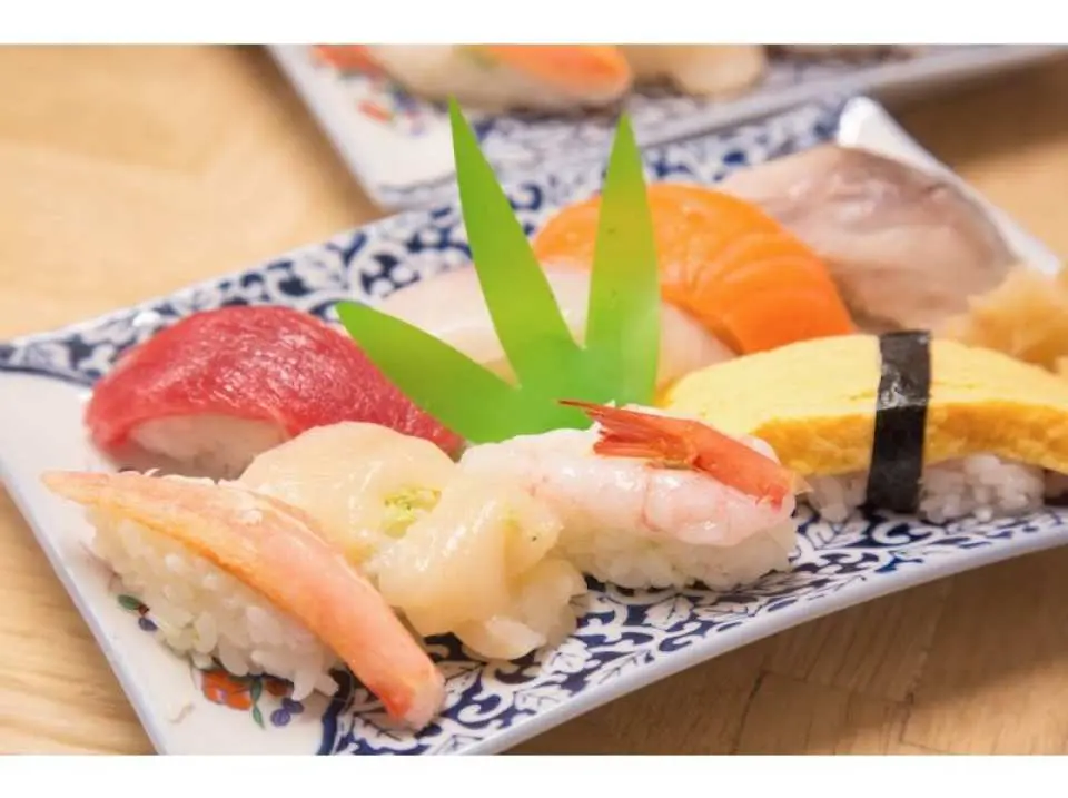 Nigiri sushi is complete 2.