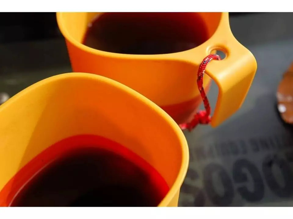 コーヒータイム。カヌーにも慣れたところで一息つきましょう。