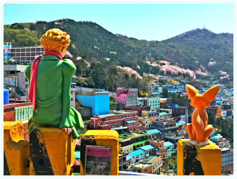 【甘川洞文化村(贈送地圖;韓國觀光100選)〉釜山金海國際機場／桃園國際機場】