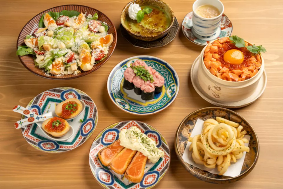 We offer the "Himawari Course," perfect for banquets and company drinking parties. With a wide variety of all-you-can-drink options and a lineup of classic izakaya menu items, it's sure to satisfy a wide range of palate. We also offer courses using shrimp and oysters, which are popular at our sister restaurants, so you can enjoy a wide variety of meals.