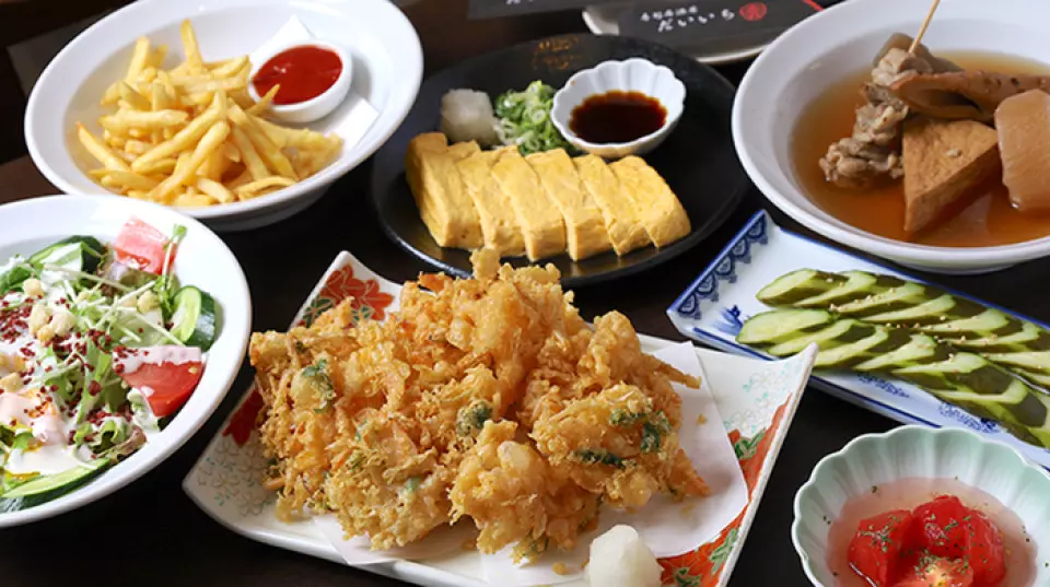 Our restaurant also offers creative cuisine made with seasonal ingredients. Each season, we introduce 5 to 6 new dishes to the menu. ♪ The restaurant's appeal lies in the ability to fully bring out the natural flavors of the ingredients, allowing you to enjoy a wide variety of flavors. Enjoy the seasonal flavors to your heart's content in a relaxed atmosphere!