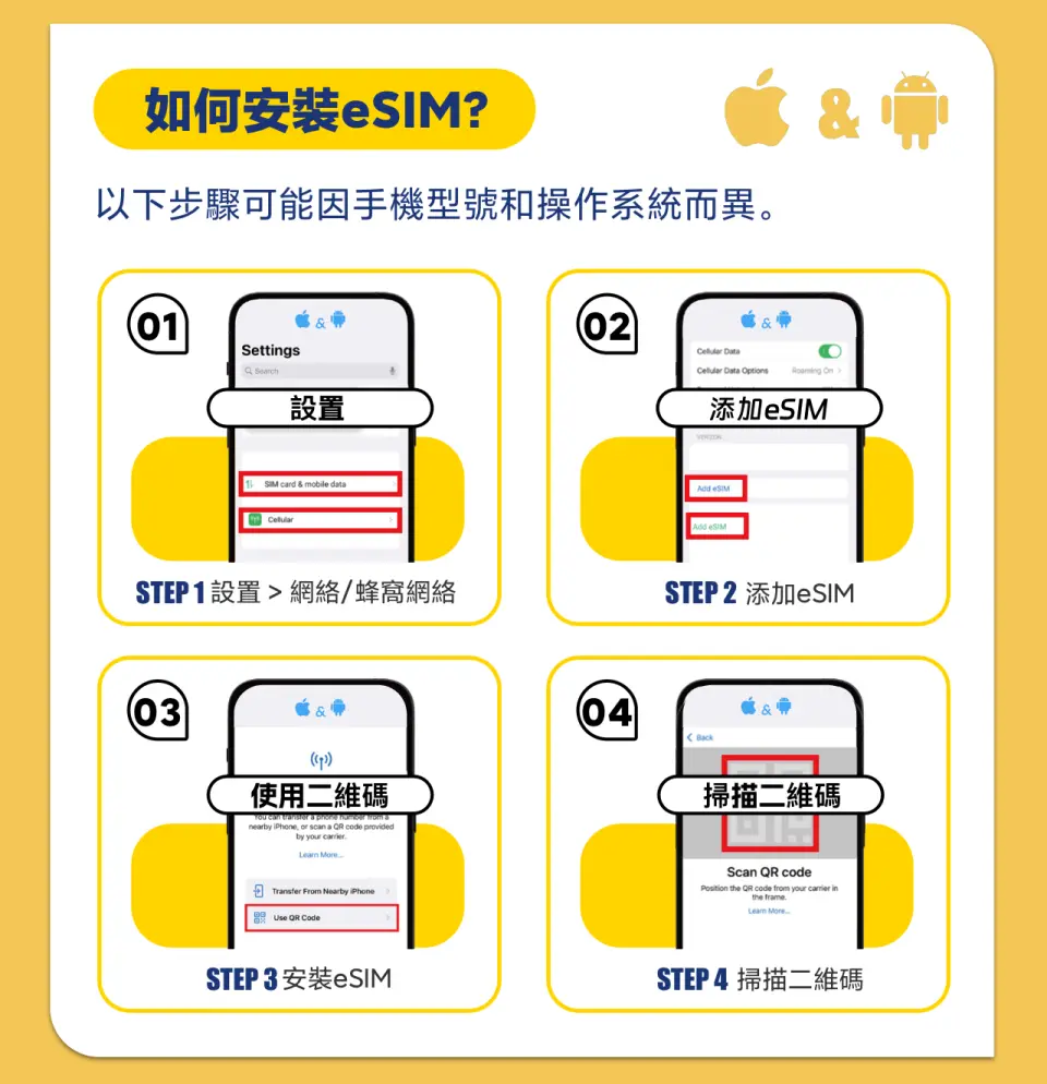 世界地圖上顯示Facebook、X、Instagram、ChatGPT等主流應用程式圖標，以泰文說明新加坡eSIM支援多種APP使用與熱點分享。