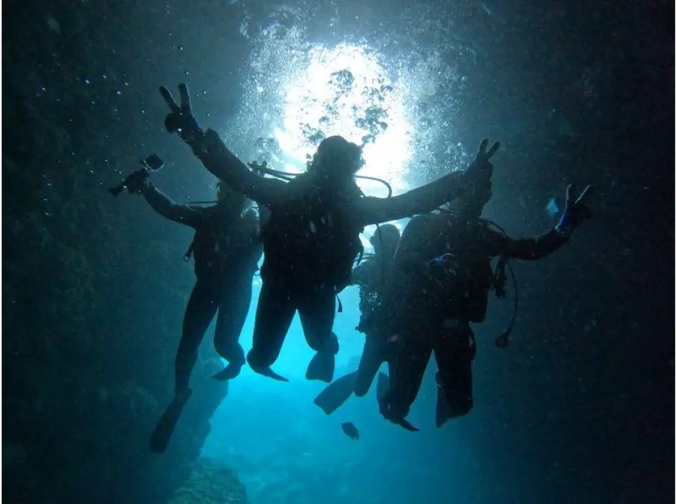 Enjoying the Blue Grotto