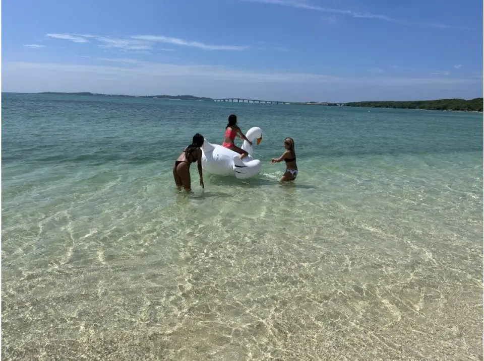 Extra-large inflatable ring