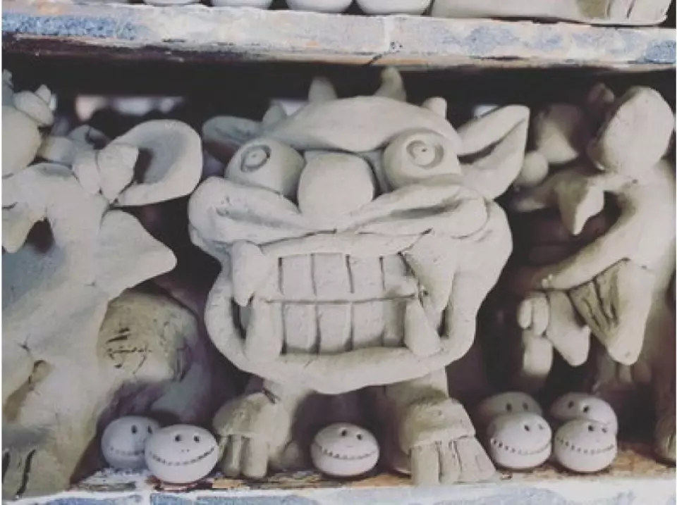 A unique Shisa is born