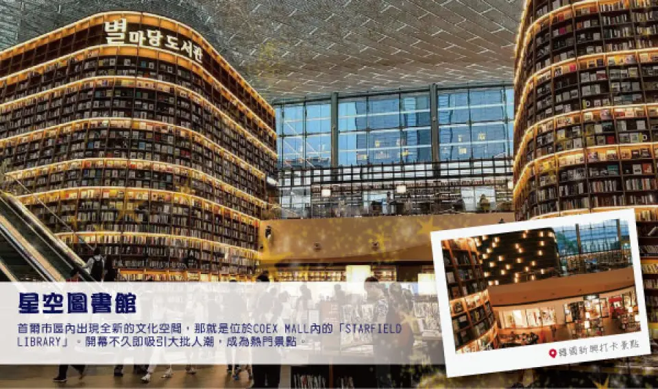 【飯店〉COEX SEALIFE水族館〉COEX星空圖書館〉樂天世界〉飯店】