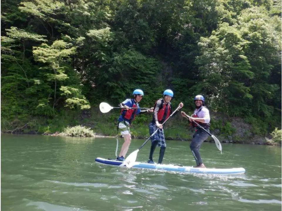 Playing in the river