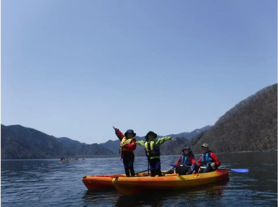 湖面は貸し切り状態