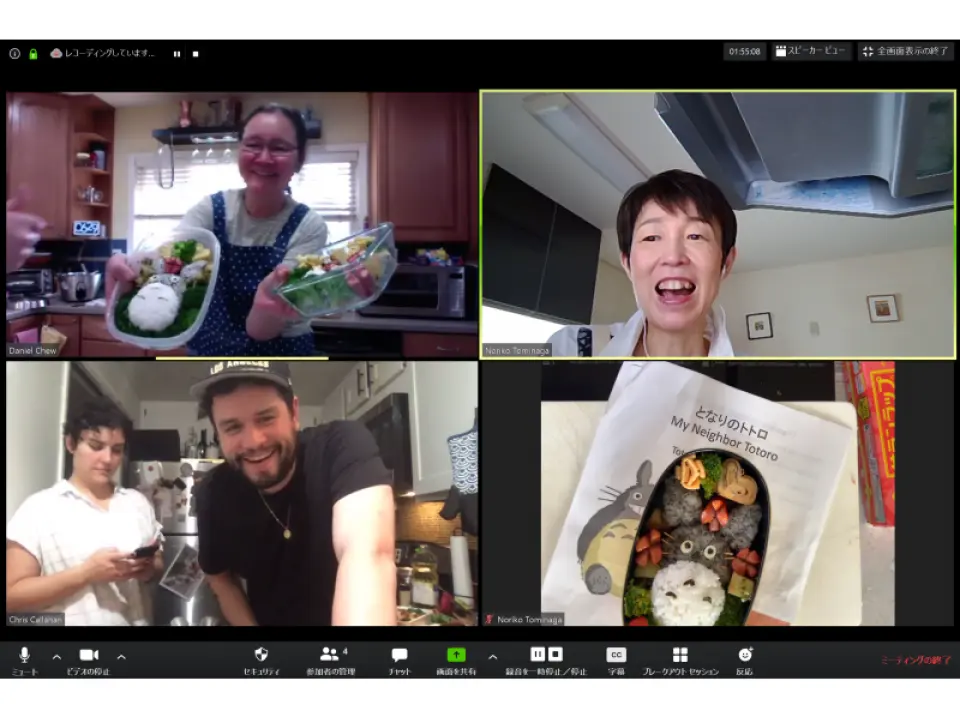 Character lunch box making
