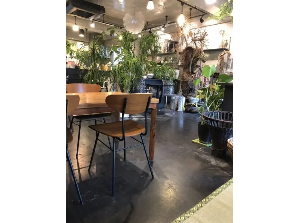 Inside the cafe