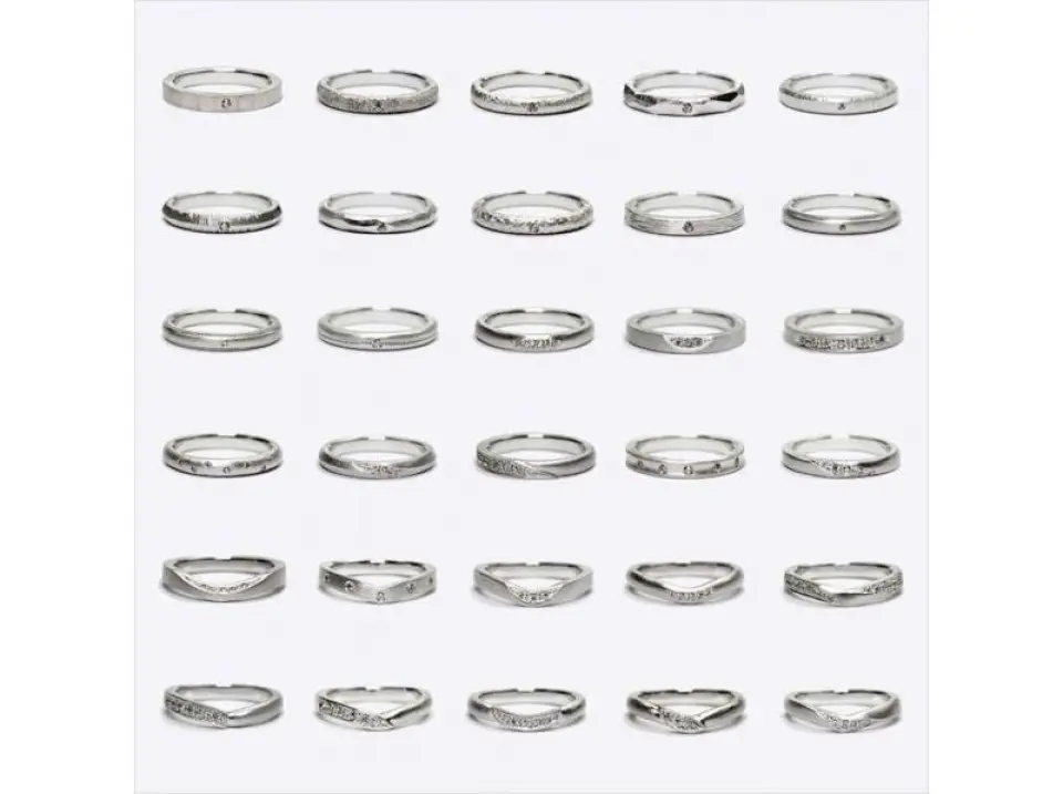 The ring design is completely customizable within the limits of what can be processed. You can also add gemstones as an option.