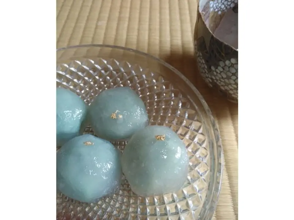 。　目でも癒される可愛らしい和菓子をおたのしみください。