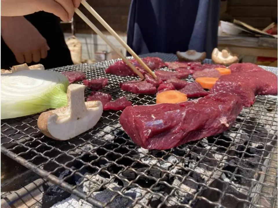 You can eat fresh game meat!