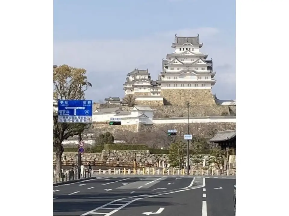 Enjoy Himeji Castle, a World Heritage Site, just a 2-minute walk away
