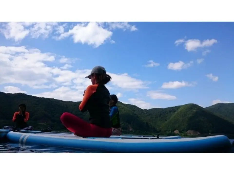 ヨガの時間です！。ゆっくりヨガを楽しみます！