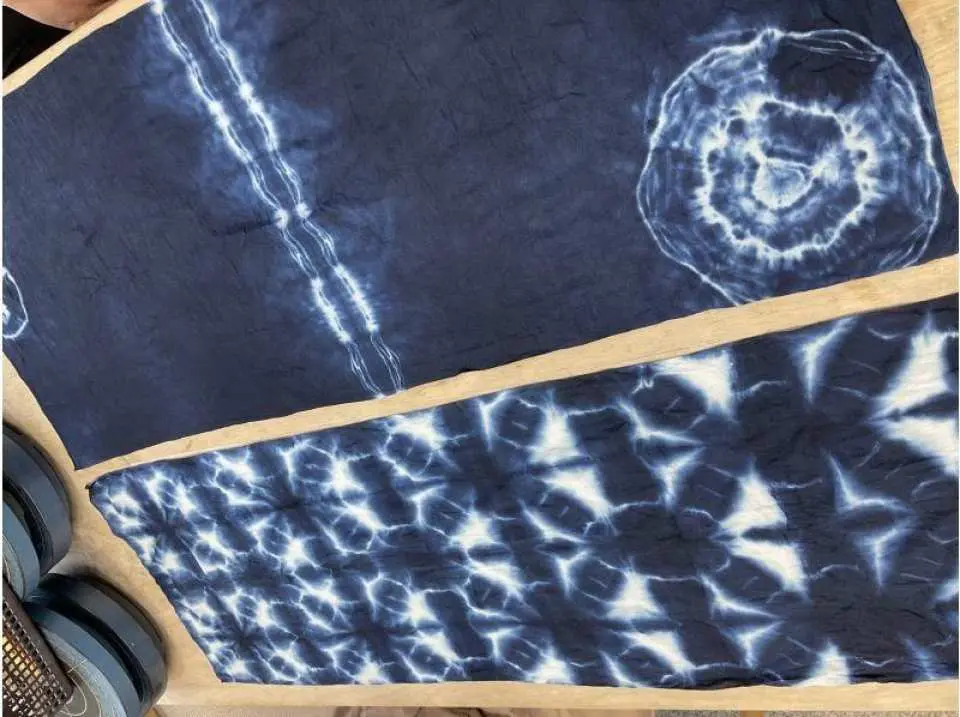 Indigo dye sample