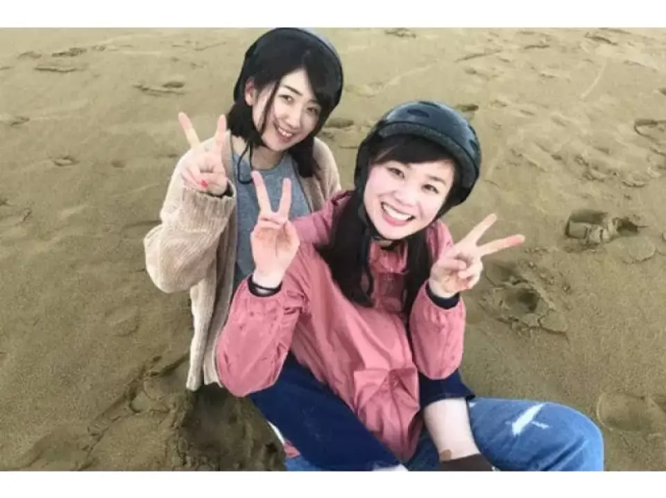 The only sand slider lesson in Japan