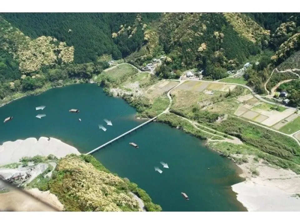 The beautiful and leisurely flow of the Shimanto River