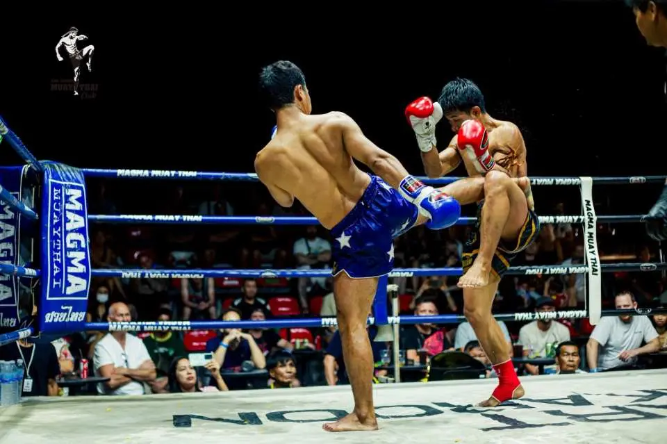Witness the power and skill of authentic Muay Thai bouts at Koh Phangan Thongsala Boxing Stadium