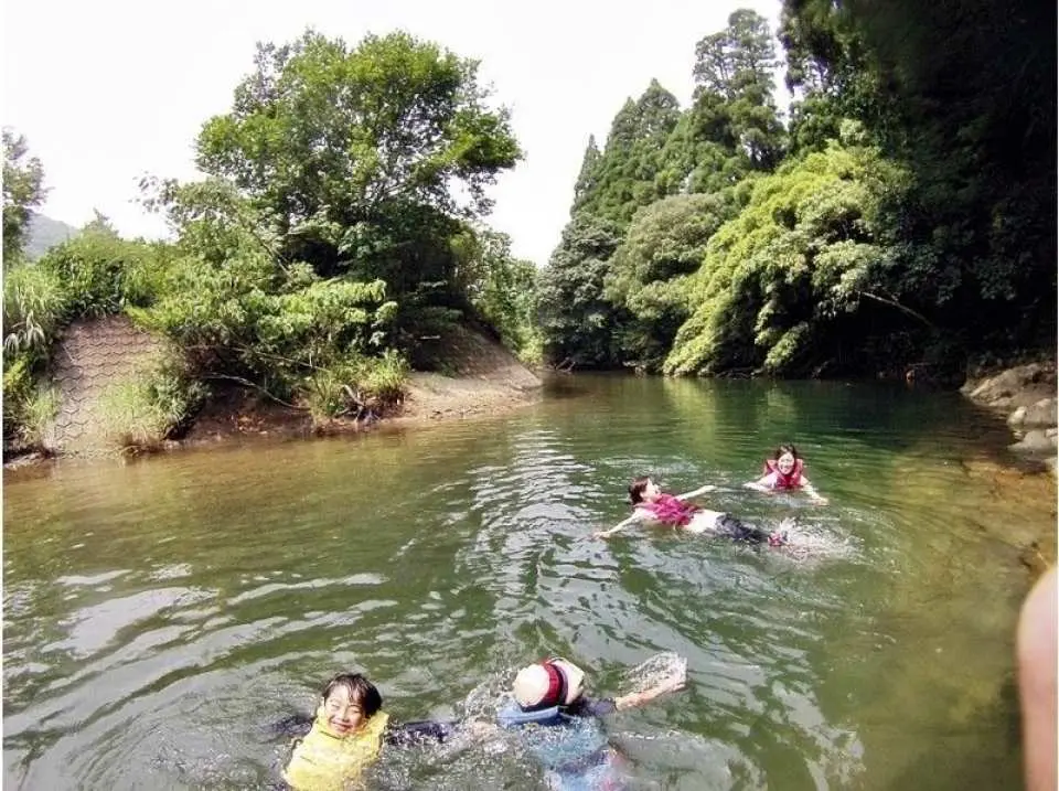 川の冷たさが気持ちいい！
