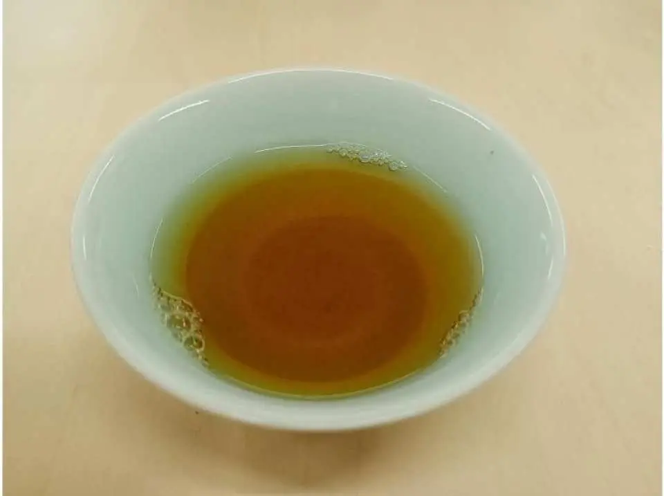 実際のお茶