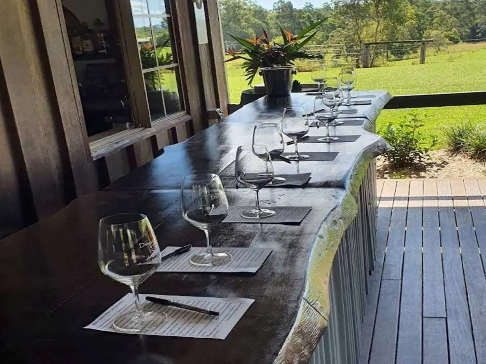 Finish at Dingo Creek Vineyard with a 6-wine tasting, grazing platter, and a souvenir etched wine glass.