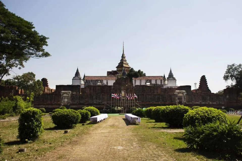 Visit Prasat Nakhon Luang, famously known as the Ganesha Temple, a distinctive royal-style pavilion showcasing a seamless blend of Thai and Khmer architectural styles.