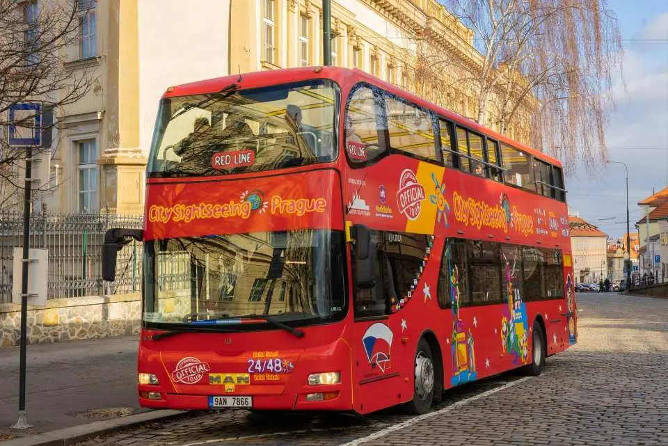 Hop-On Hop-Off Bus Prague (24 hours) - Enjoy Prague's top sights on an open-top bus and hop off as you please