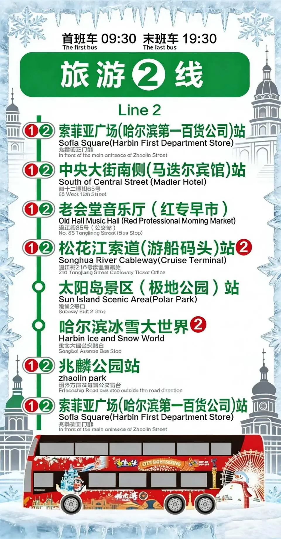 旅游2线参考路线图