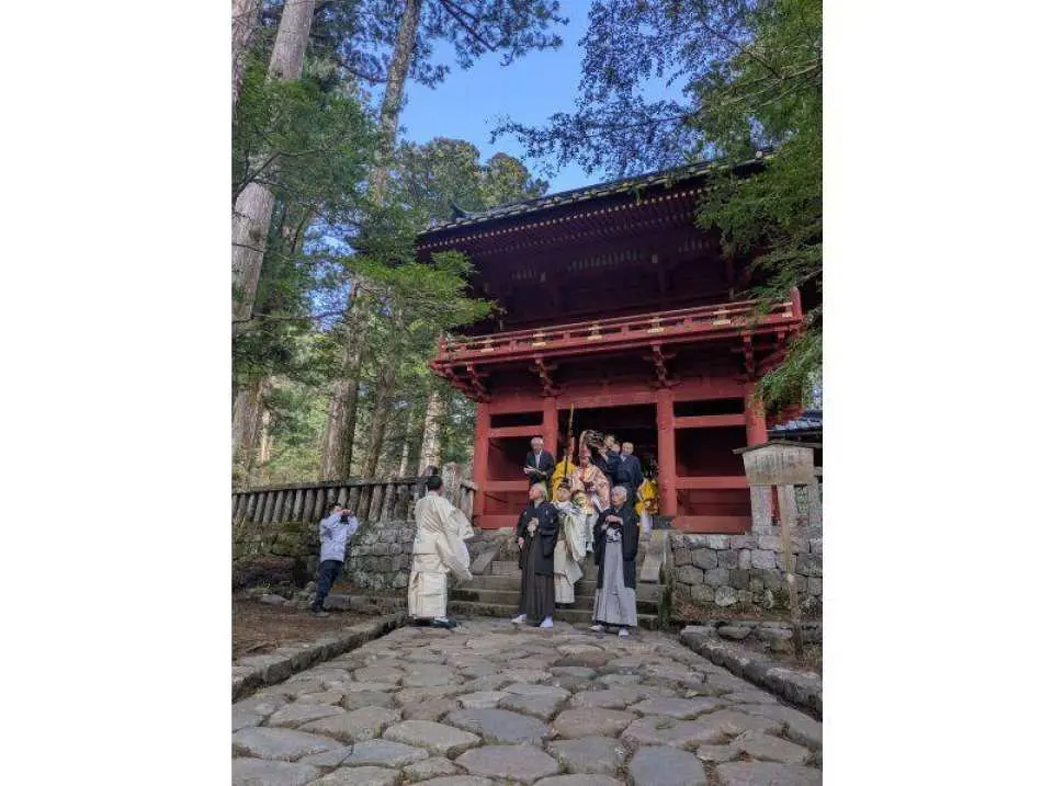 弥生祭の滝尾神社