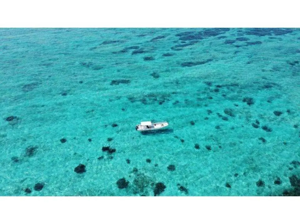 The sea in Onna Village