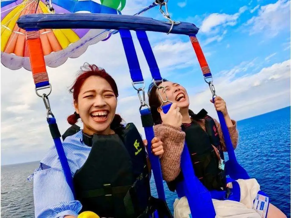 体験中①。もちろんGOPROは無料レンタル！大切な人との思い出をたくさん撮ってください♪データは当日中にLINEで受け取れます。