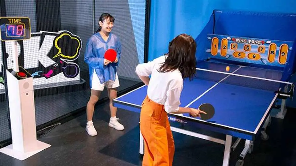 PING PONG 9：一個接一個地打乒乓球，挑戰沒有9個面板!讓我們在時間內盡可能多地打破面板。