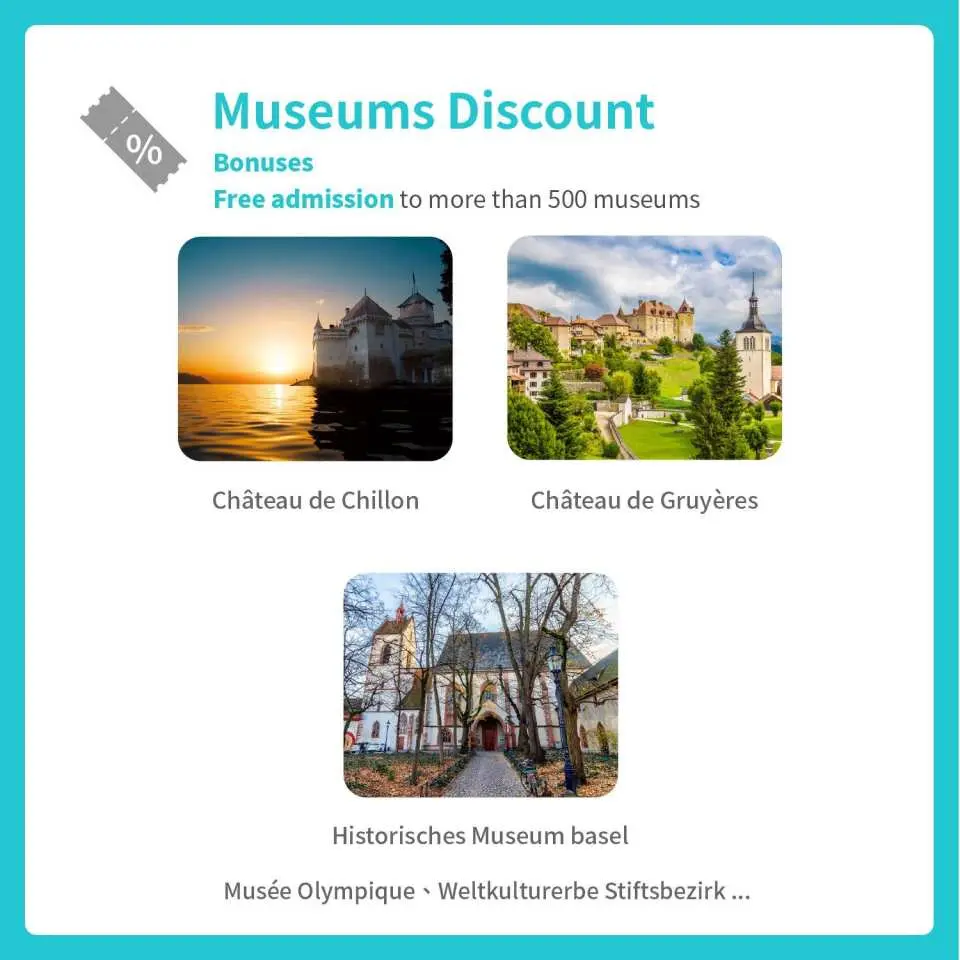 Enjoy free admission to over 500 Swiss museums.